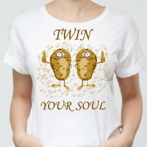 Cute Spud Potato T-Shirt Twin Your Soul