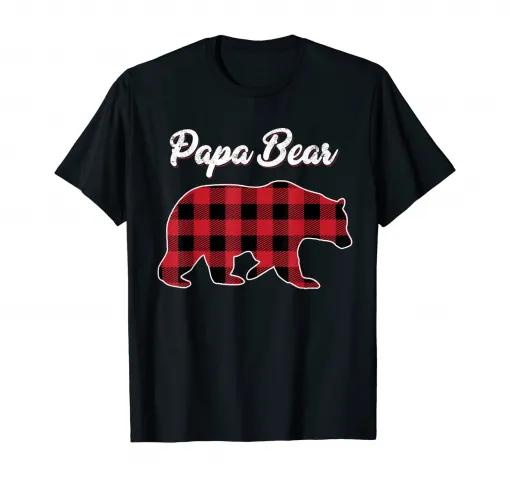 Papa Bear Christmas Unisex T-Shirt