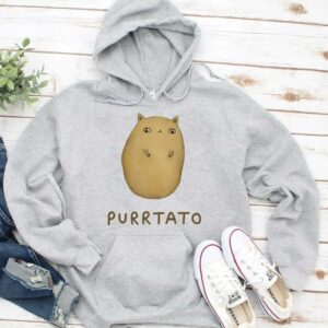 Purrtato Cute Spud Potato T Shirt Cat Lover 2