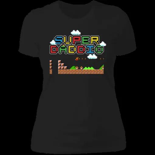 Super Daddio Gamer Dad Funny Unisex T-Shirt